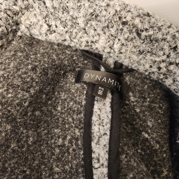 SOLD Light grey cardigan/overcoat | DYNAMITE Size S - Picture 5 of 5